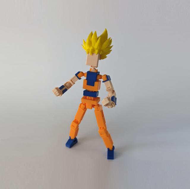 Lucky 13 Skin: Goku Super Saiyan 3D model thumbnail