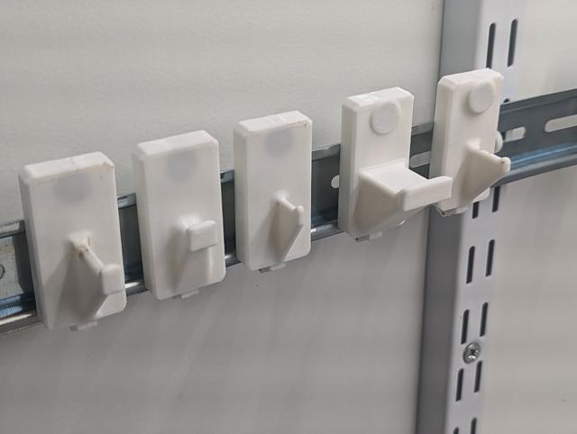 Sy's Peglock - Parametric Hooks. 3D model thumbnail