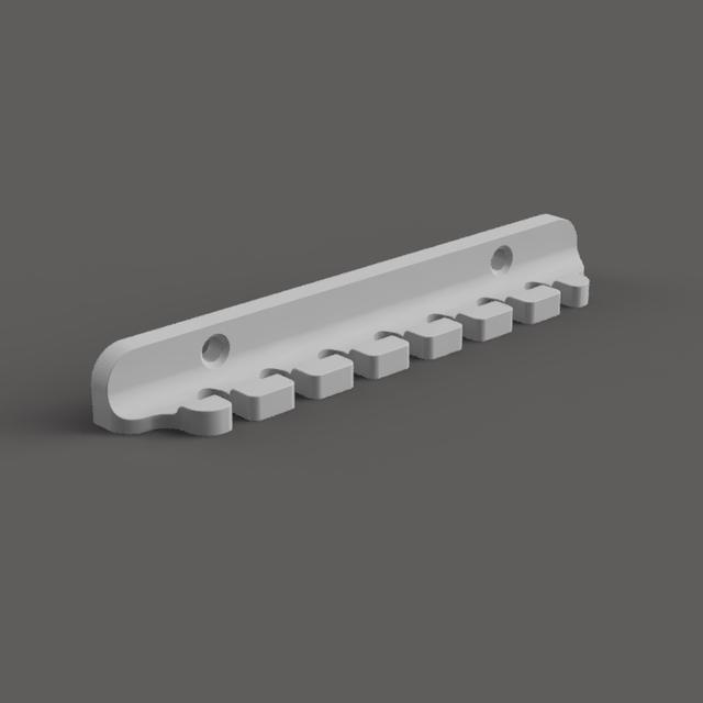 Cable support - Suporte para cabos 3D model thumbnail