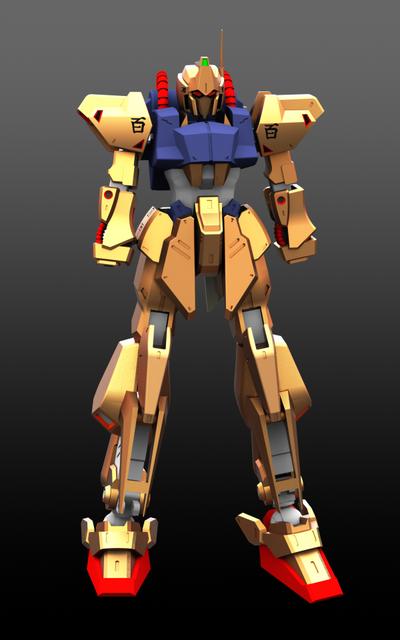 Gundam Dummy 13 Arms [Hyaku Shiki] 3D model thumbnail