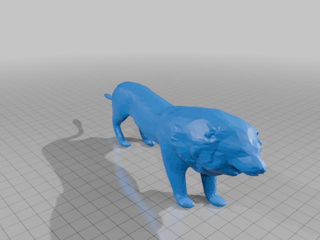 lion 3D model thumbnail