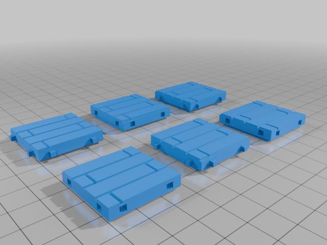MoDND Set (Floorboards) 3D model thumbnail