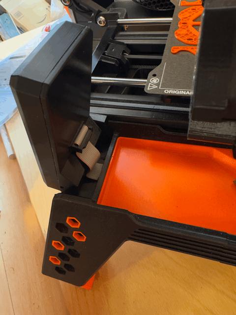 Prusa Mini - LCD Back cover 11 mm taller 3D model thumbnail