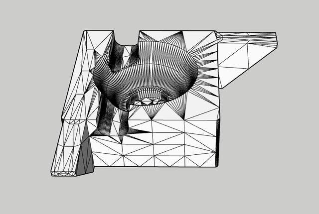 Lack Enclosure Cable Corner 3D model thumbnail
