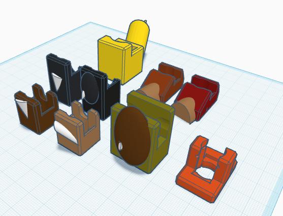 pal-bot 5 (mini 13 add on) 3D model thumbnail