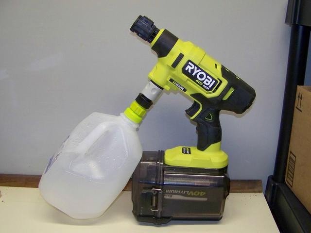 Ryobi EZ Clean Jet Washer Milk Jug Adapter 3D model thumbnail