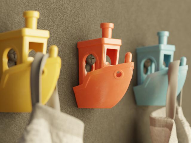 Hooky Benchy 3D model thumbnail