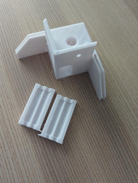 Ikea Double Lack Enclosure Cable Guide Corner for Neptune 4 Pro 3D model thumbnail