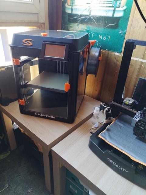 Shorter low profile side mount spool holder for AD5M 3D model thumbnail
