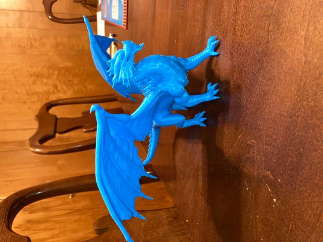 Cut Up Red Dragon 3D model thumbnail