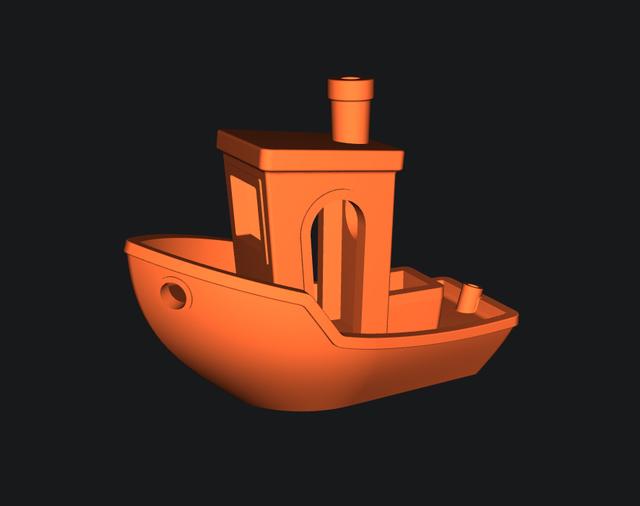 fake benchy 3D model thumbnail