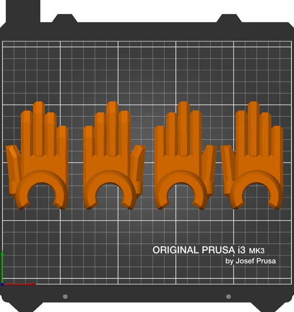 DUMMY 13 (Oct. 2023) - Flat hand (2 variants) 3D model thumbnail
