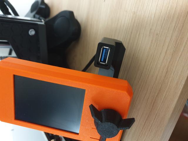 Prusa MINI/MINI+ Squash Ball Feet System + USB port holder 3D model thumbnail