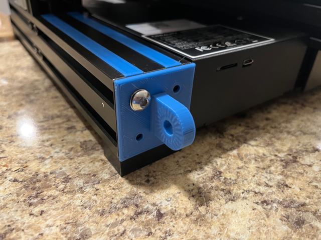 Ender3 v2 40x40 mLink Extrusion End Cap 3D model thumbnail