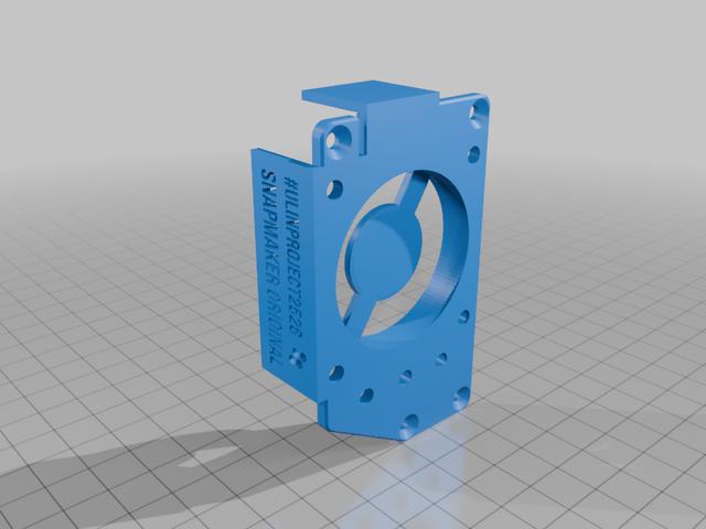 50mm Fan Heatsink Cover for Snapmaker Original 3D model thumbnail