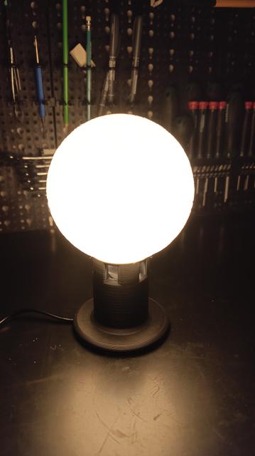 Death Star lamp base 3D model thumbnail