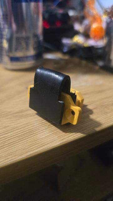 waterproof tpu plug for xt90e-f connector 3D model thumbnail