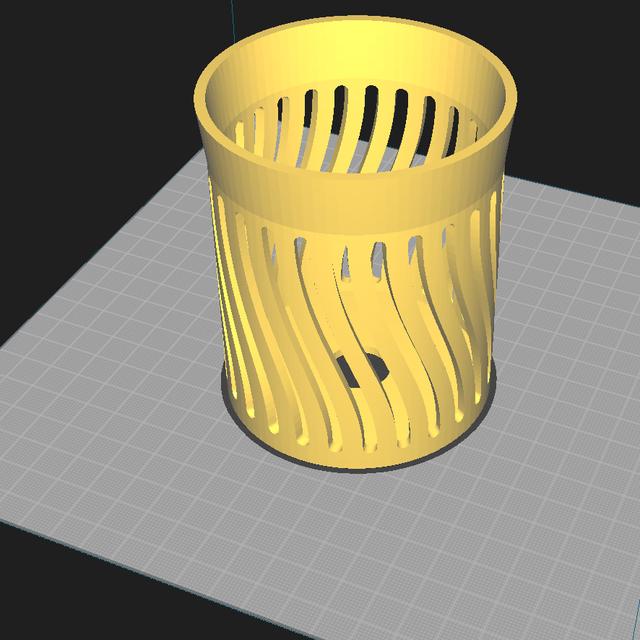 Basket for Clamping Camping Gimbaled Drink Holder 3D model thumbnail