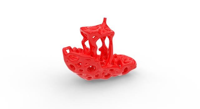 Cellular Benchy 3D model thumbnail