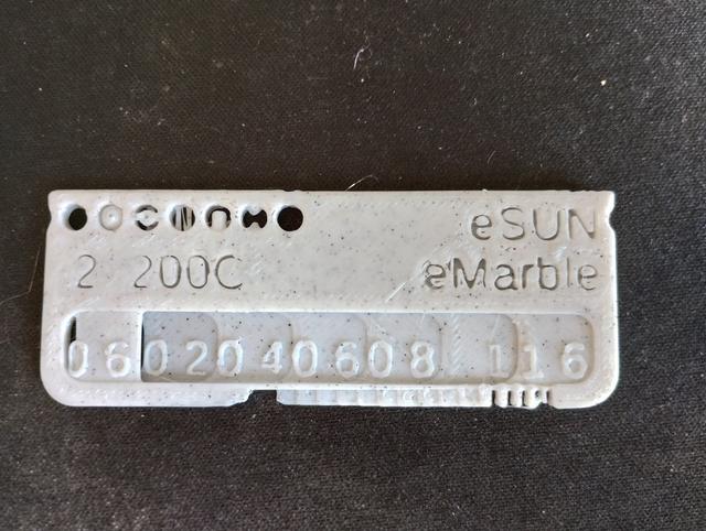 eSUN Filament Swatch 3D model thumbnail
