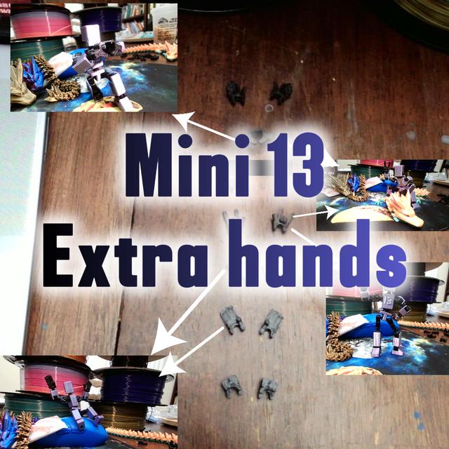 Mini 13 Extra Hands 3D model thumbnail