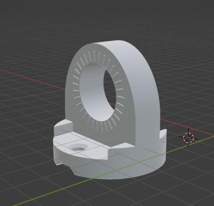 Festool MFT3 phone arm mount point 3D model thumbnail