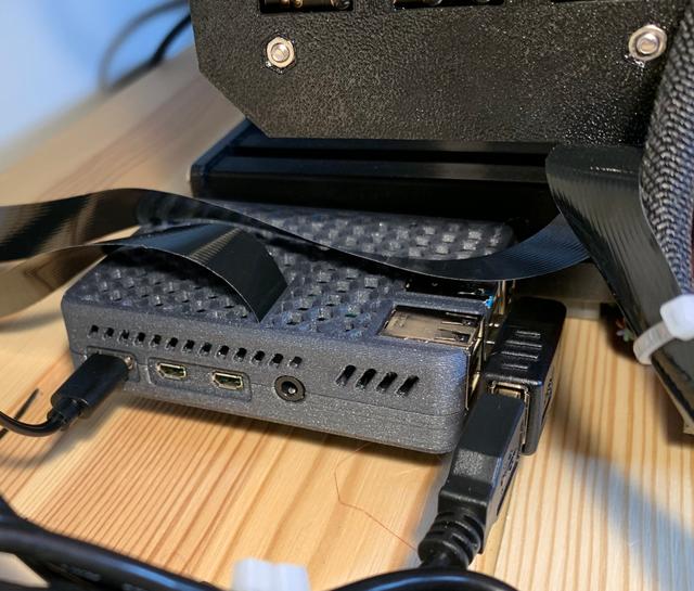 RPi4B Profile Mount Case Remix for Pimoroni Fanshim 3D model thumbnail