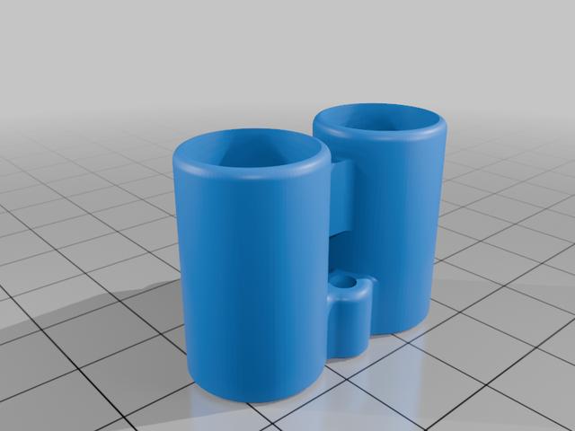 Pirat Punch Front Capacitor & Finder Mount 3D model thumbnail