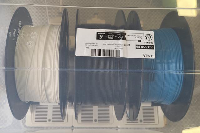 IKEA Samla Filament Spool Roller (Wider) 3D model thumbnail