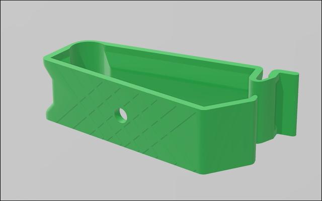 Cable clip 3D model thumbnail