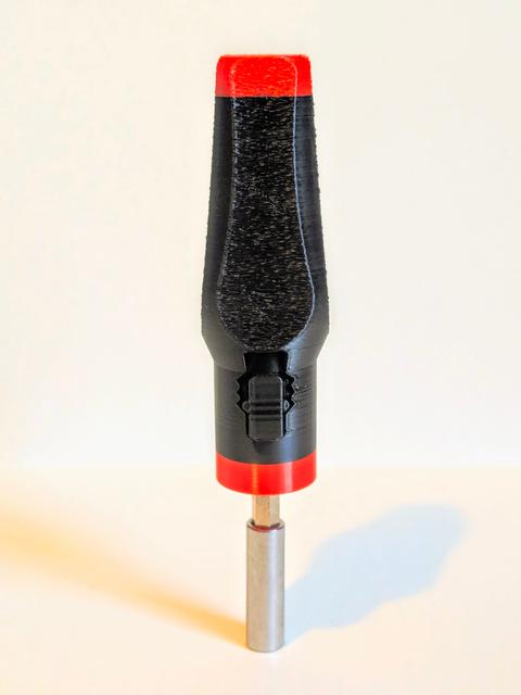 Print in place Bi-Directional Ratchet Screwdriver 3D model thumbnail