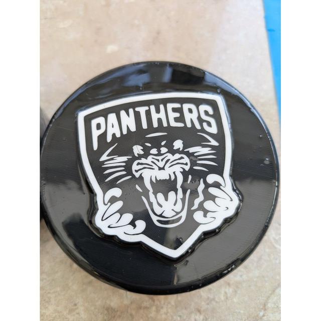 ice hockey puck themed trinket box 3D model thumbnail