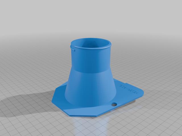Ford Falcon Defrost Vent cone 3D model thumbnail