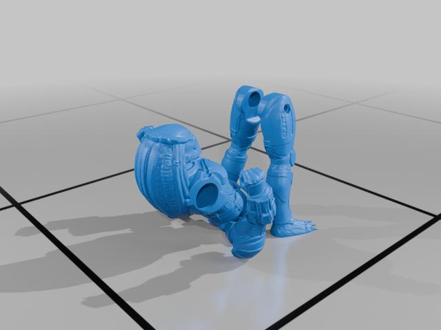 Predator - Action Figure 3D model thumbnail