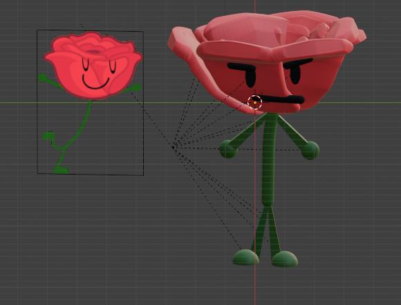 BFDIE Rose 3D model thumbnail