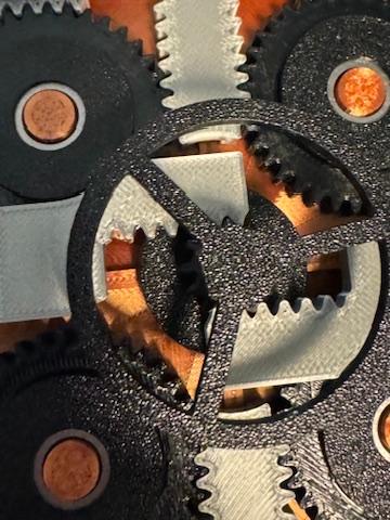 Coin Sorting Vault - door handle bearing cover 3D model thumbnail