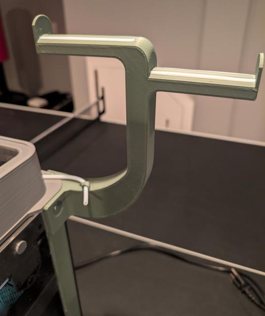 Double Spool Holder for the modified AD5M enclosure 3D model thumbnail
