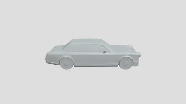 Hongqi-L5 scale1-80 lowpoly for 3D-printing 3D model thumbnail