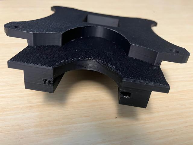 2" riser for VESA monitor arms 3D model thumbnail