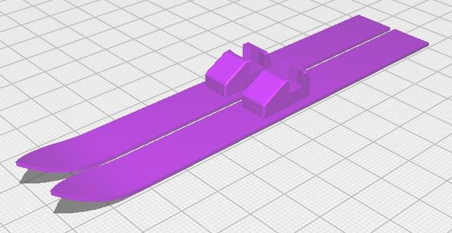 Lucky 13 Ski 3D model thumbnail