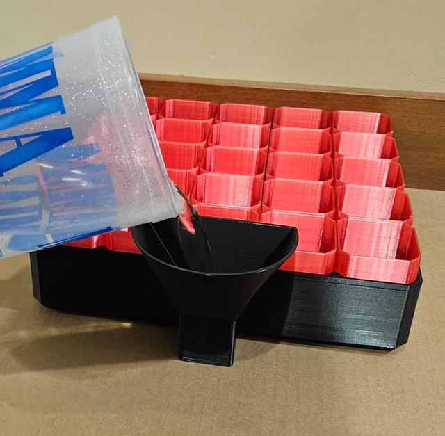 Water Fill Funnel for Self-Watering Seed Starter 3D model thumbnail