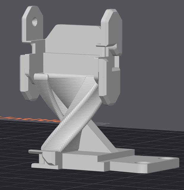 90-Deg Cable Chain Mount for Elegoo Neptune 4/PRO 3D model thumbnail