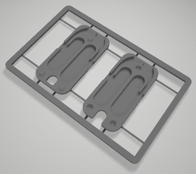 Kit Card Flat Pocket Whistle 3D model thumbnail