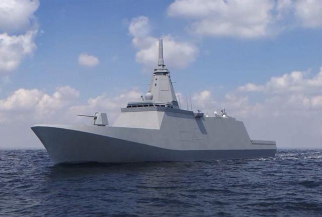 Australian General-Purpose Frigate 1:1000 scale  3D model thumbnail
