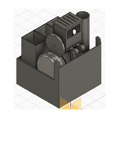 Automated film chemical agitation in a heated, controlled water bath using PATERSON Universal or JOBO canister-Mostly 3D printed components 3D model thumbnail