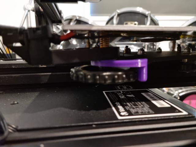 Voxelab Aquila Power side Wheel Clip 3D model thumbnail