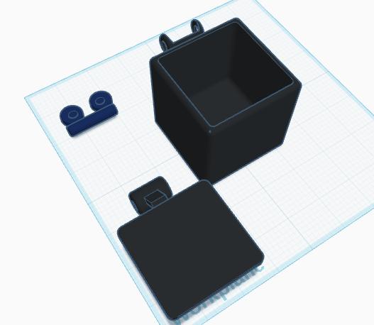 Rubix cube case ( for 3x3x3) 3D model thumbnail