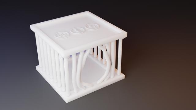 Benchy Gone 3D model thumbnail