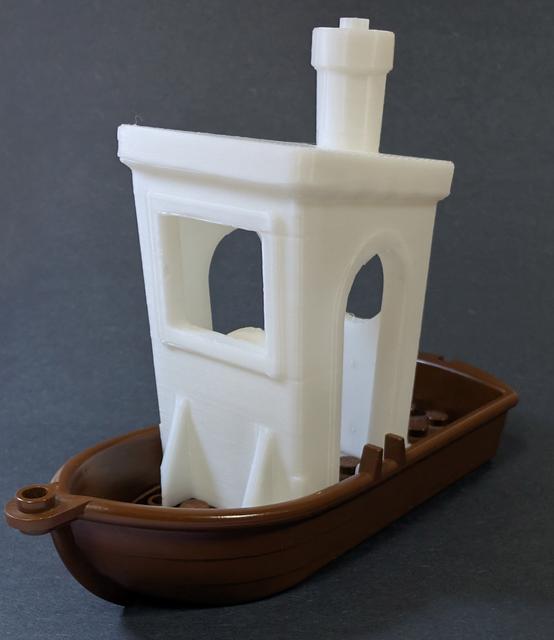 Lego Boat Benchy Hut 3D model thumbnail