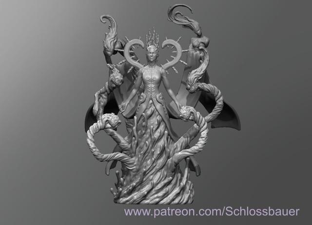 Blood Goddes 3D model thumbnail